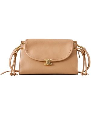 Celine Soft Triomphe Little Wedge - Natural