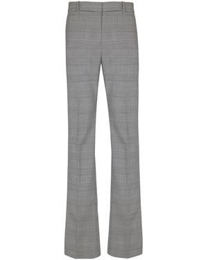 Balmain Prince Of Wales Darted Trousers - Grey
