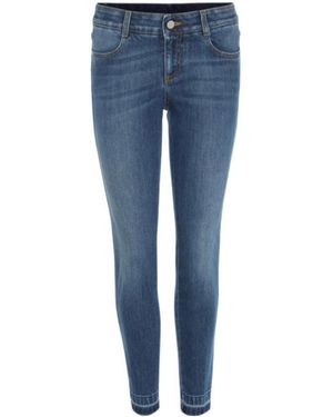 Stella McCartney Logo Detail Jeans - Blue