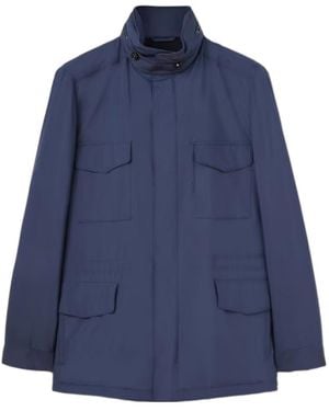 Loro Piana Traveler Field Jacket - Blue