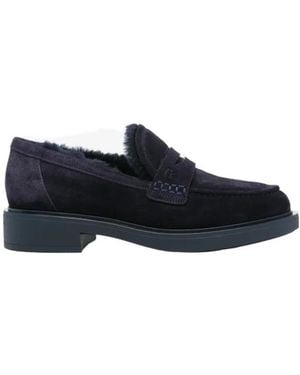 Gianvito Rossi Harris Loafers - Blue