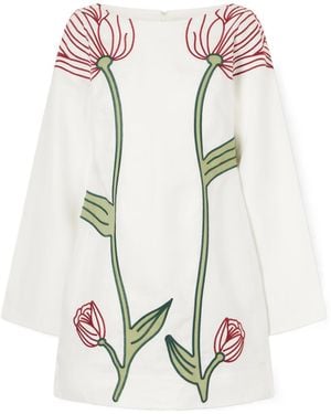 FARM Rio Floral Dress - White