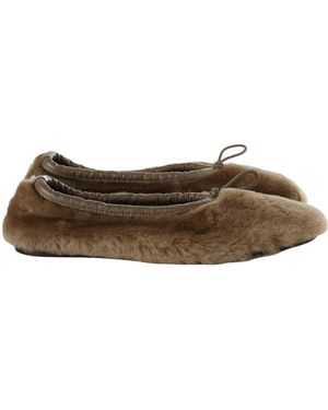Hereu Ballet Flats - Brown