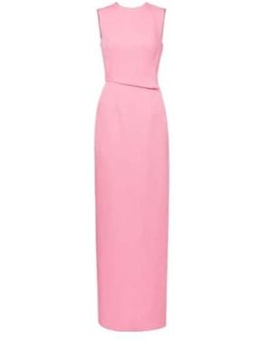 Emilia Wickstead Juulia Crêpe Gown - Pink