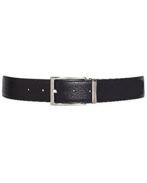 Ferragamo Square Buckle Belt - White