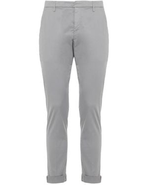 Dondup Slim Chino Trousers - Grey