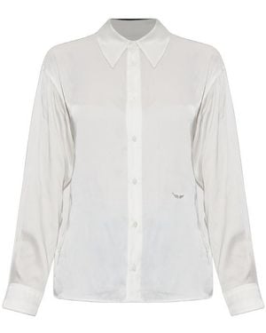 Zadig & Voltaire Tyrica Crystal-Embellished Shirt - White