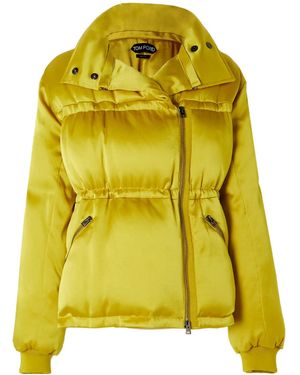 Tom Ford Detachable Quilted Down Jacket - Yellow