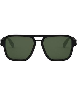 BVLGARI Bulgari Square Frame Sunglasses - Green