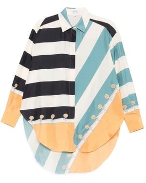 Loewe Printed Silk Shirt - Blue