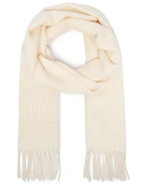 Ralph Lauren Tasseled Scarf - White