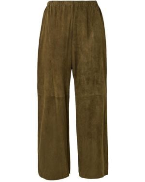 Nour Hammour Elastic Waist Casual Pants - Green