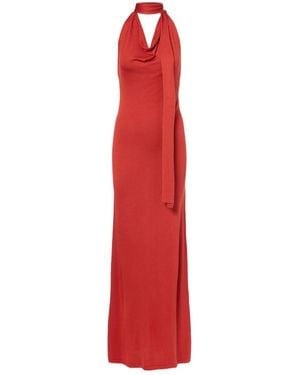 AYA MUSE Scarf Dress - Red