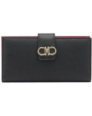 Ferragamo Gancini Wallet - Black
