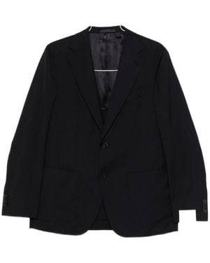 Caruso Aida Notched-Lapel Blazer - Black