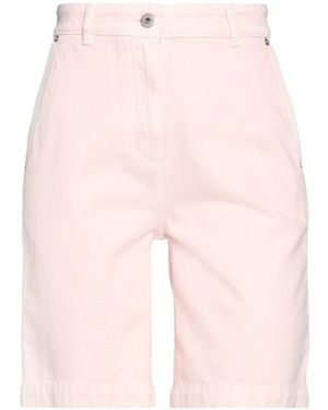 Burberry Colorful Denim Shorts - Pink