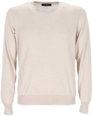 Gran Sasso Long-Sleeved Knitwear - Natural