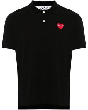 Comme des Garçons Short-Sleeved Polo Shirt - Black
