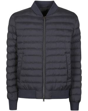 Herno Zip-Up Quilted Jacket - Black