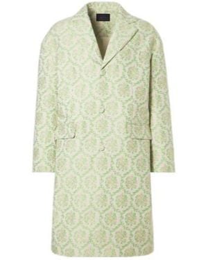 Simone Rocha Floral Cotton-Blend Jacquard Coat - White