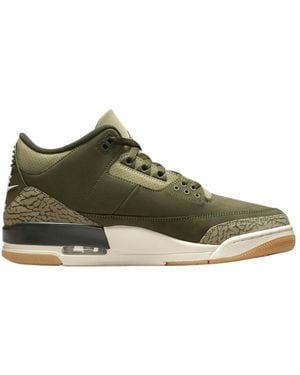Nike Air Jordan 3 Retro Suede Trainer - Green