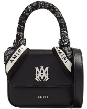 Amiri Flap Shoulder Bag - Black