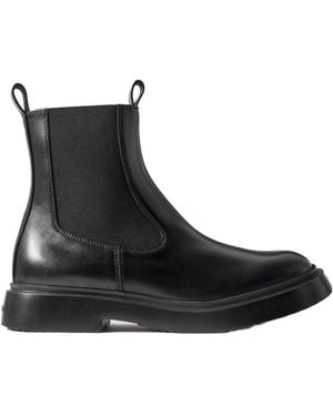 Proenza Schouler Bank Leather Chelsea Boots - Black