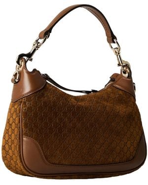 Gucci Soft Shoulder Bag - Brown