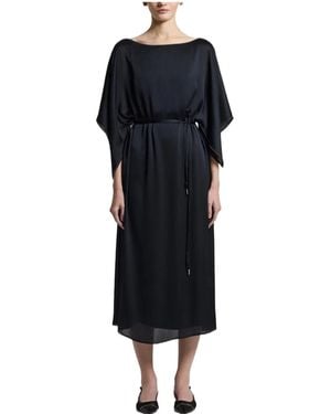 Peserico Aurea Midi Dress - Black