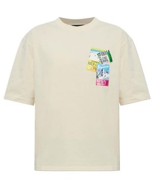 DSquared² Ski Ticket Print T-Shirt - White