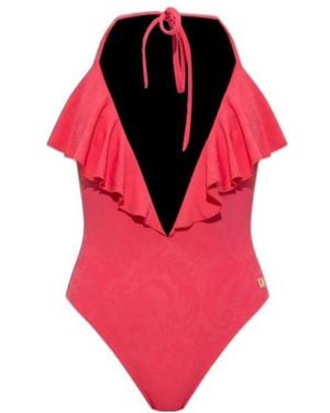 Balmain One Piece Swimsuit - Red