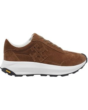 Tory Burch Lace-Up Sneakers - Brown