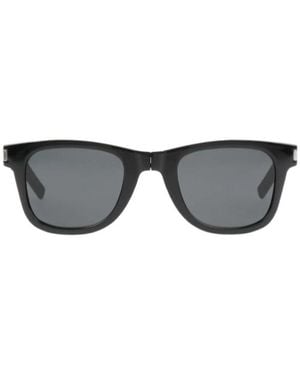 Saint Laurent Minimalist Square Sunglasses - Gray