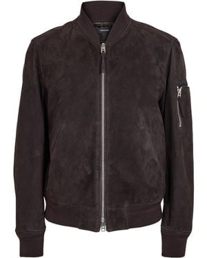 Tom Ford Baseball-Collar Bomber Jacket - Black