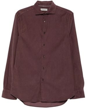 Canali Long-Sleeved Shirt - Purple