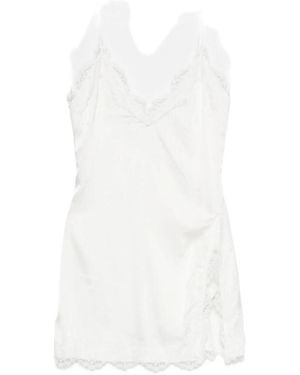 Oséree Oséree Lace Trim Camisole - White