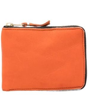 Comme des Garçons Zip Wallet - Orange