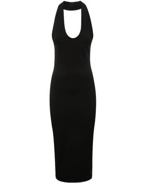 MM6 by Maison Margiela Sleeveless Midi Dress - Black