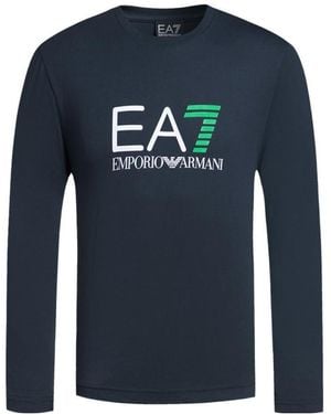 EA7 Long Sleeved T-Shirt - Blue