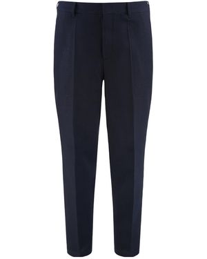 BOSS Boss Pleated Tapered Trousers - Blue