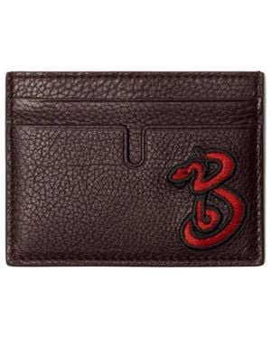 Burberry B Snake Card Holder - Purple