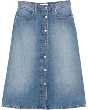 Stella McCartney Belt Loop Skirt - Blue