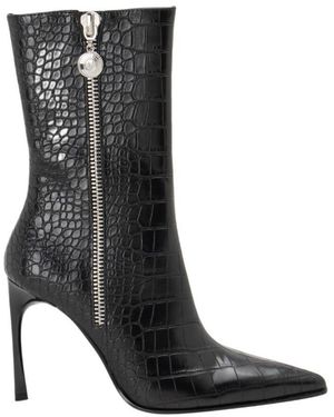 Versace Jeans Couture Couture Zip Stiletto Boots - Black