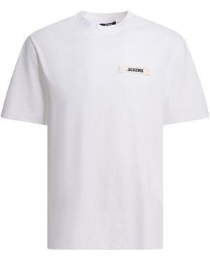Jacquemus Logo Patch Crewneck T-Shirt - White
