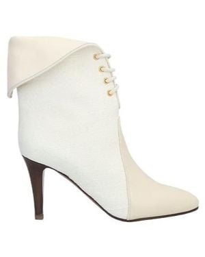 Chloé Ankle Boots - White