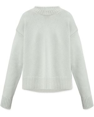 Jil Sander Crewneck Knitted Jumper - White