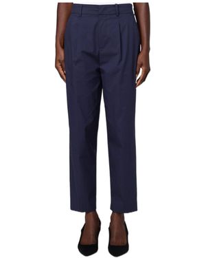 PT01 Casual Pants With Belt Loops - Blue