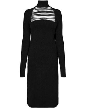 Bottega Veneta Structured Mini Dress - Black