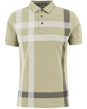 Barbour Blaine Tartan Short-Sleeved Polo Shirt - Green
