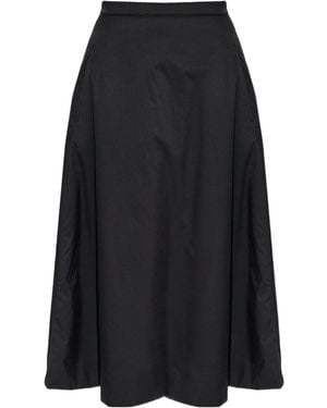 Add Ped Midi Skirt - Black